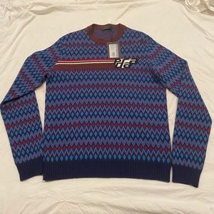 Mens Prada Chevron Logo Sweater Sz 50 US M / UK L